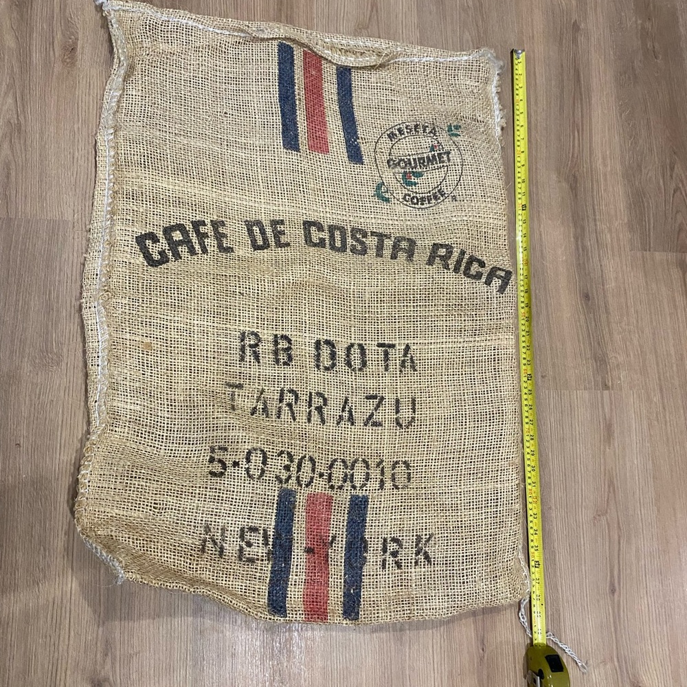 Costa Rica Coffee Burlap Sack